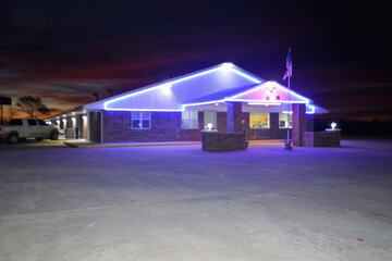 Front of property - evening/night