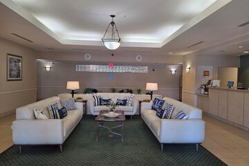 Lobby sitting area