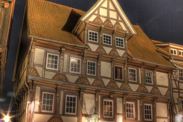 Front of property - evening/night