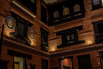 Interior entrance
