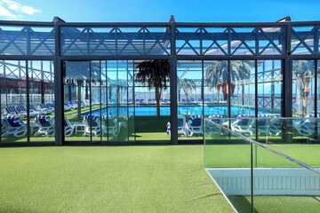 Rooftop pool