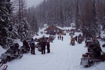 Snowmobiling