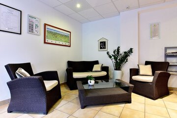 Lobby sitting area