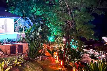 Front of property - evening/night