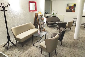 Lobby sitting area