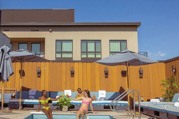 Rooftop pool