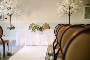 Indoor wedding