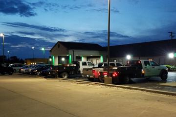 Front of property - evening/night