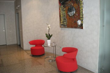 Lobby sitting area