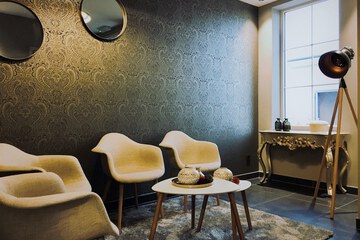 Lobby sitting area