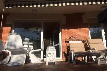 outside