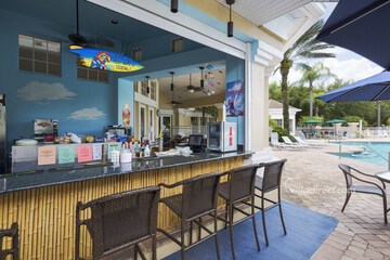 Poolside bar