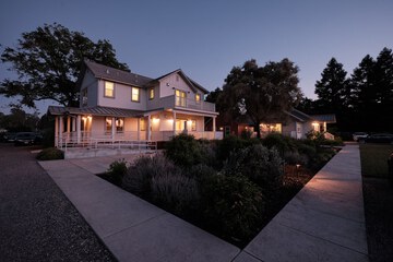 Front of property - evening/night