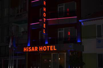 Front of property - evening/night