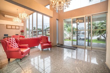 Interior entrance