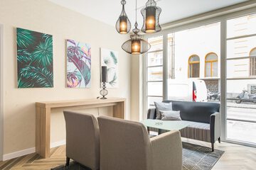 Lobby sitting area