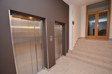 Interior entrance