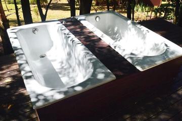 Private spa tub