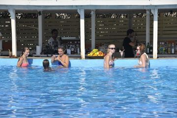 Poolside bar