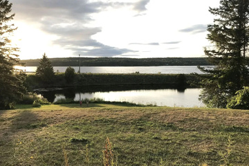 outside