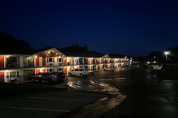 Front of property - evening/night