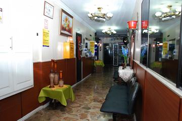 Interior entrance