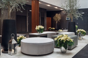 Lobby sitting area