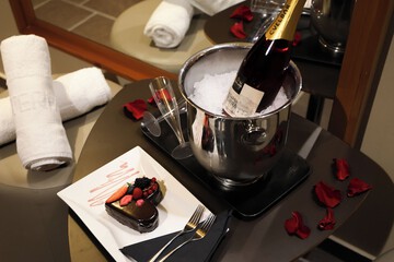Private spa tub