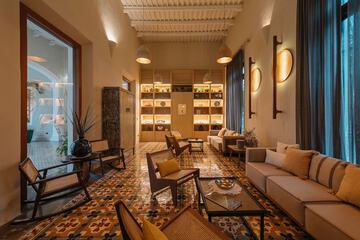Lobby sitting area