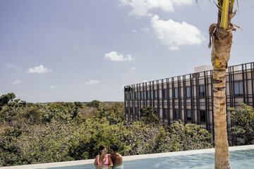 Rooftop pool