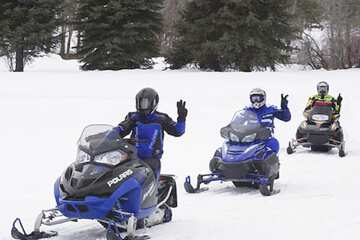 Snowmobiling