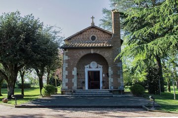 Outdoor wedding area