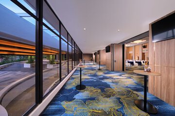 Outdoor banquet area
