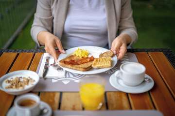 Breakfast buffet
