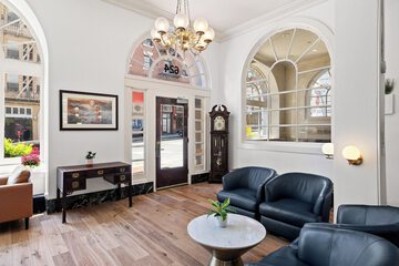 Lobby sitting area