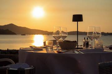 Couples dining