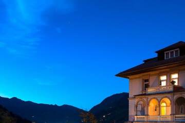 Front of property - evening/night