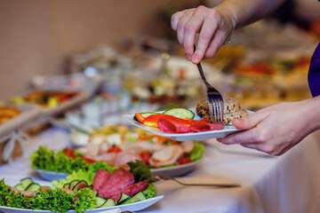 Breakfast buffet