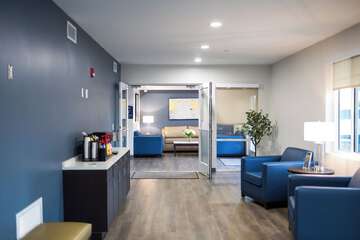 Lobby sitting area