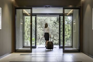 Interior entrance