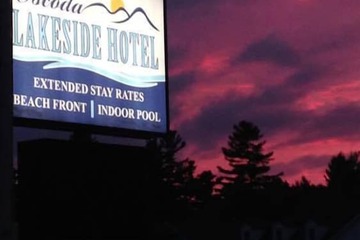 Front of property - evening/night