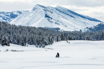 Snowmobiling