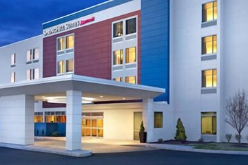 Front of property - evening/night