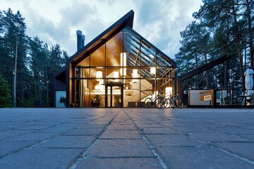 Front of property - evening/night