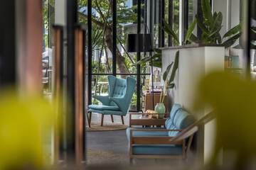Lobby sitting area