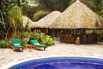 Poolside bar