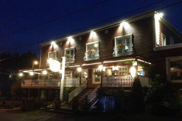 Front of property - evening/night