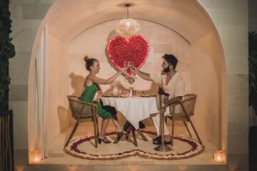 Couples dining