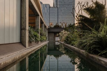 Rooftop pool