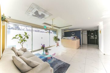 Lobby sitting area